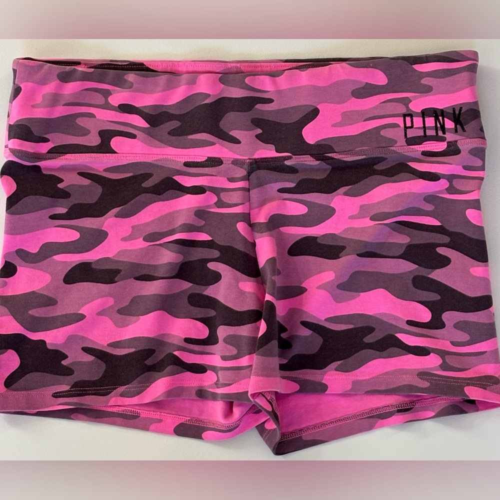 Y2k Vtg Victoria’s SecretPINK Retro90’s Camo BootieShorts Streetwear Bling WM md